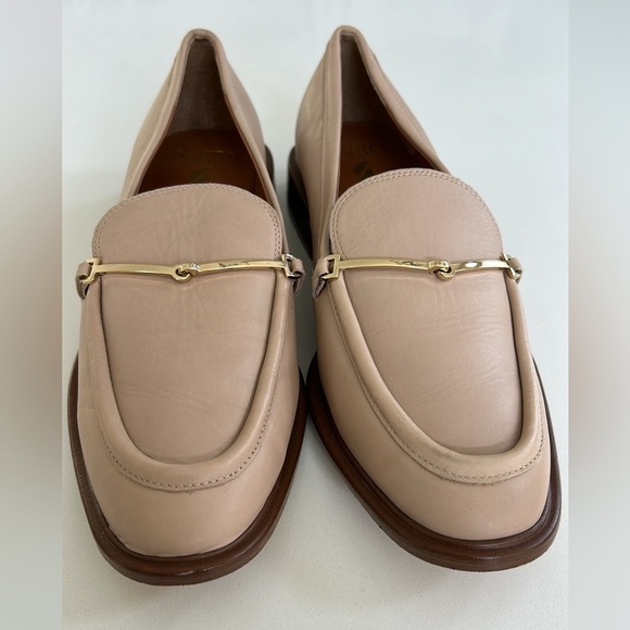 Franco Sarto Eda Bit Loafer With Metal Detail Slip On Tan Color Women’s size 9 - Picture 3 of 14